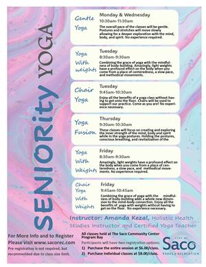 Yoga Class Schedule-2026