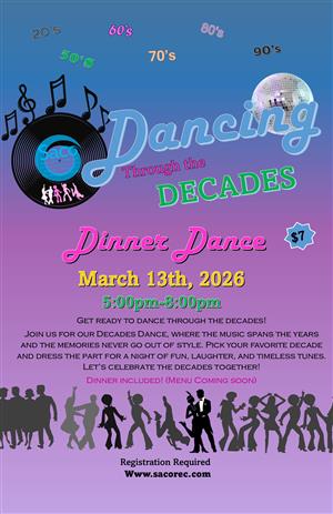 Decades Dance Poster 2026