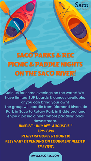 Picnic & Paddle Night 2026